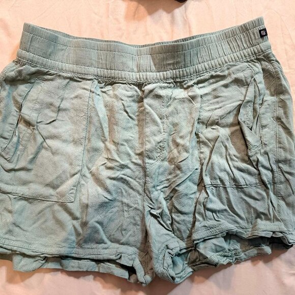 TWO pairs Marika active shorts SIZE MEDIUM (1 Med Blue 1 Olive Green) - Picture 5 of 12